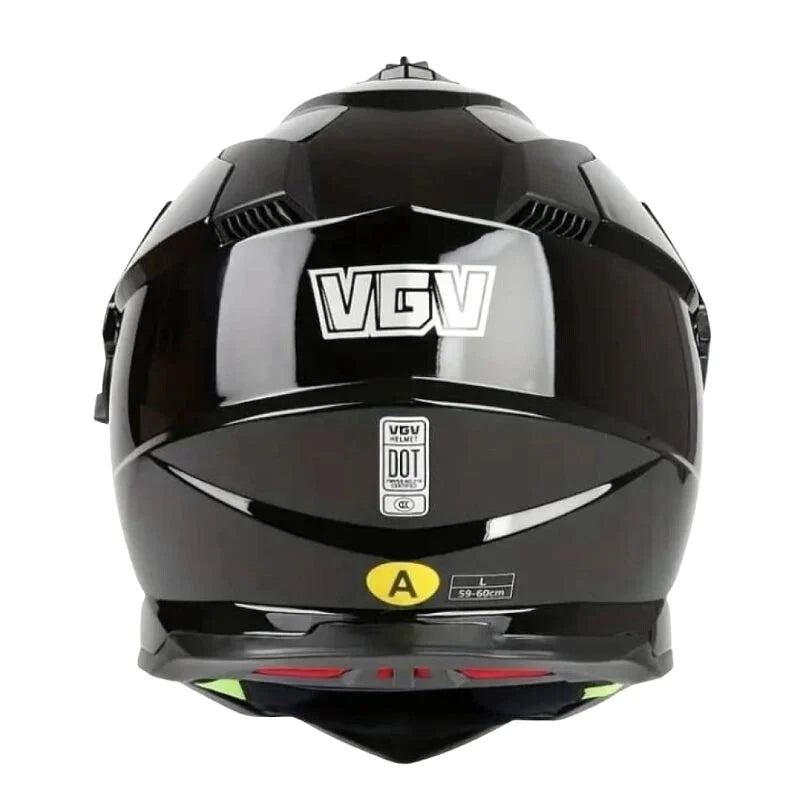 Casque Moto Cross - VGV I Noir - Skavel