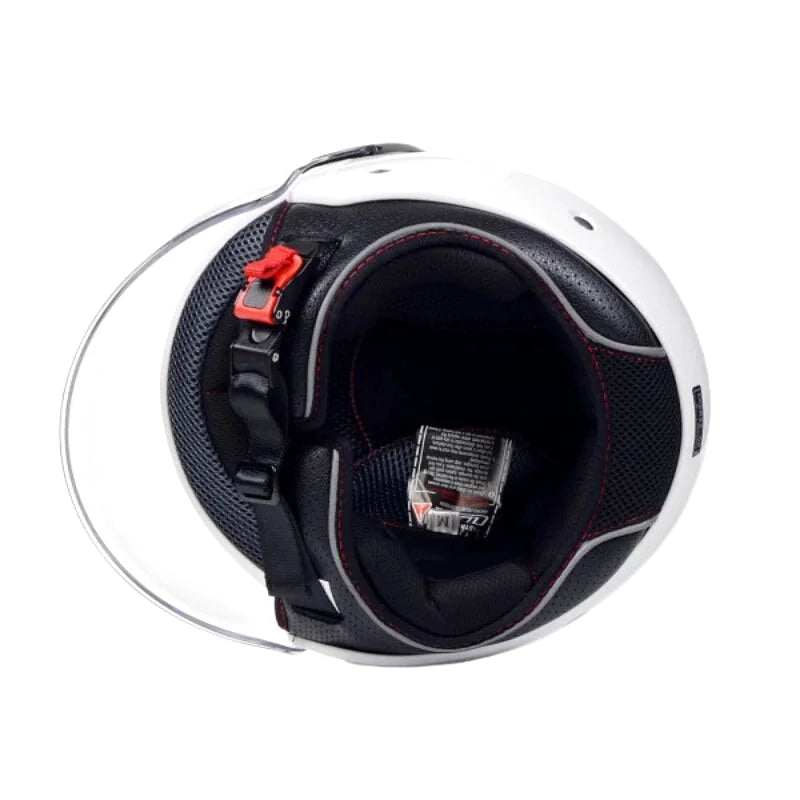 Casque Moto Jet - LS2 I Blanc - Skavel