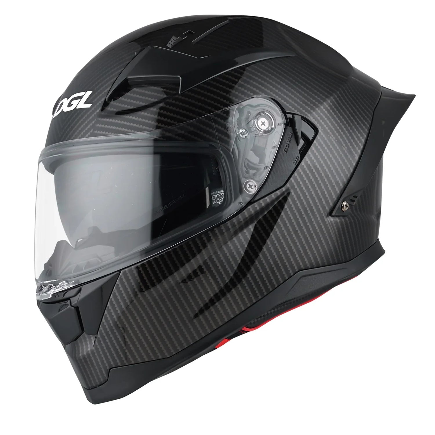 Casque moto carbone