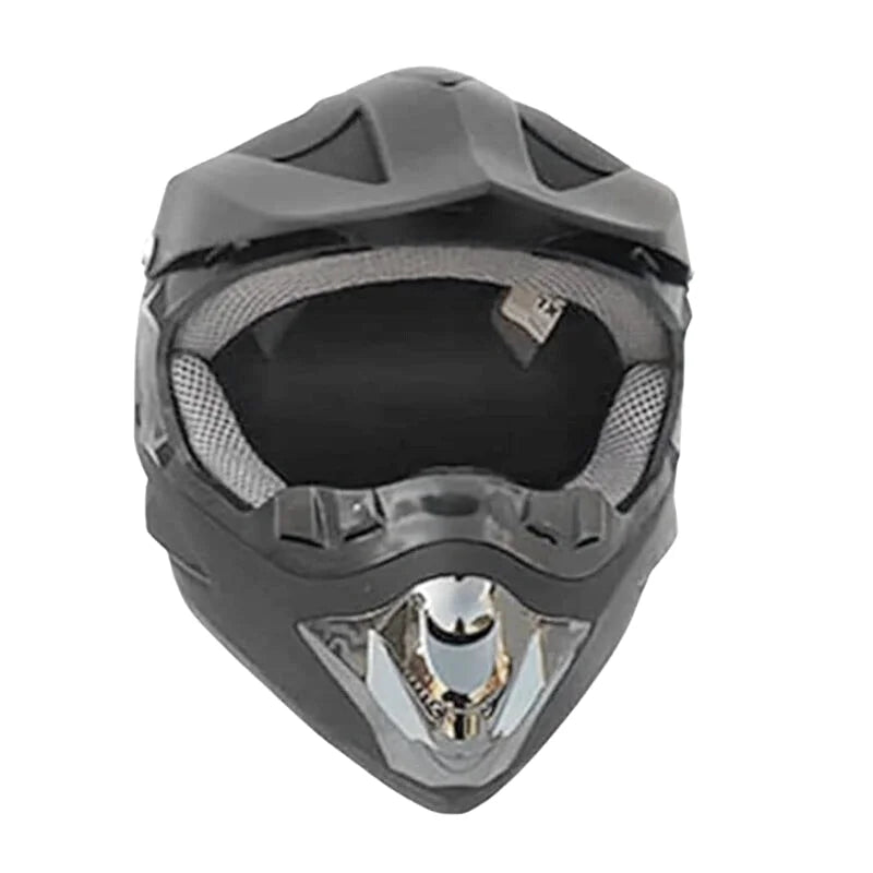Casque Moto Cross Enfant - Skavel I Noir Mat - Skavel