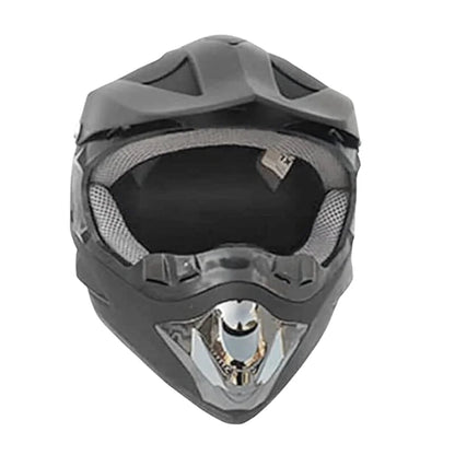 Casque Moto Cross Enfant - Skavel I Noir Mat - Skavel