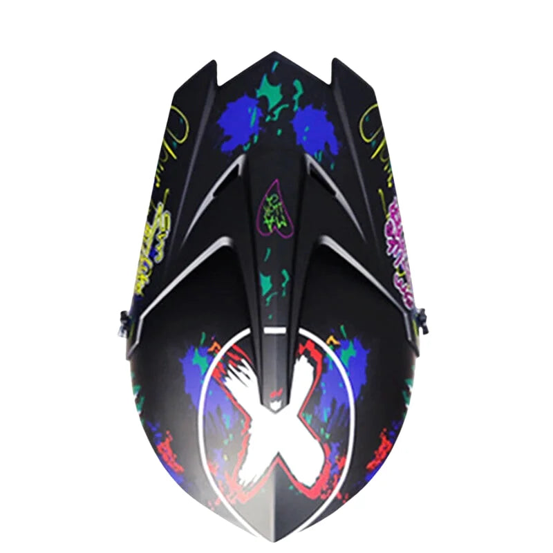 Casque Moto Cross Enfant - Skavel I Noir - Skavel