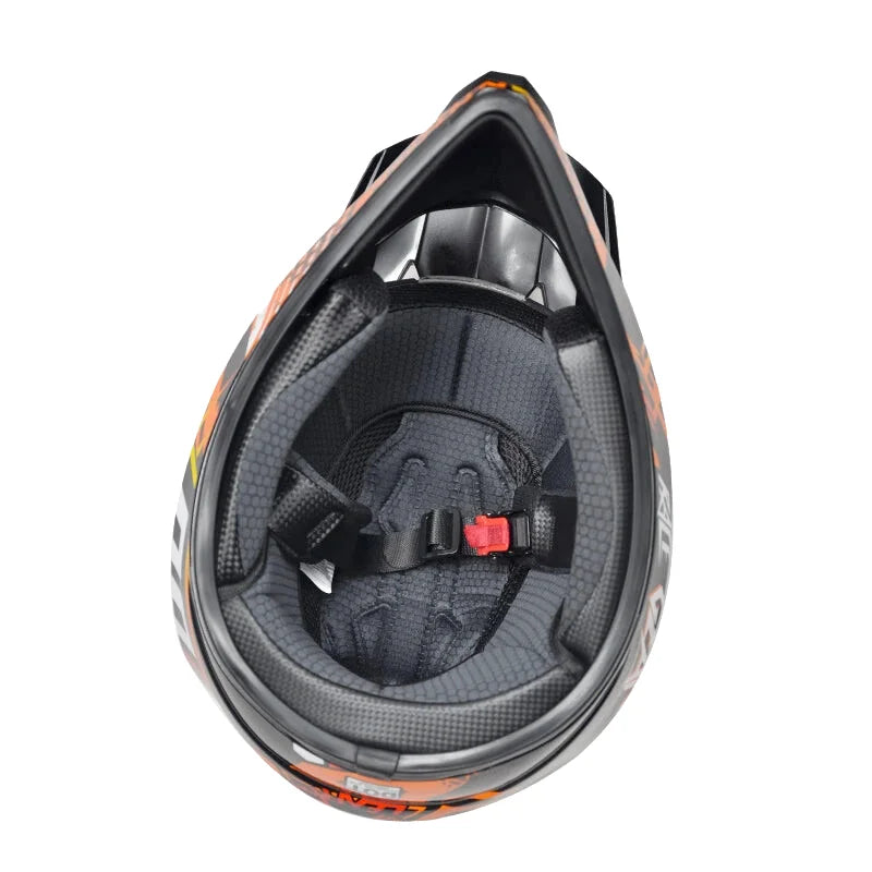 Casque Moto Cross Enfant - Skavel I Noir - Skavel