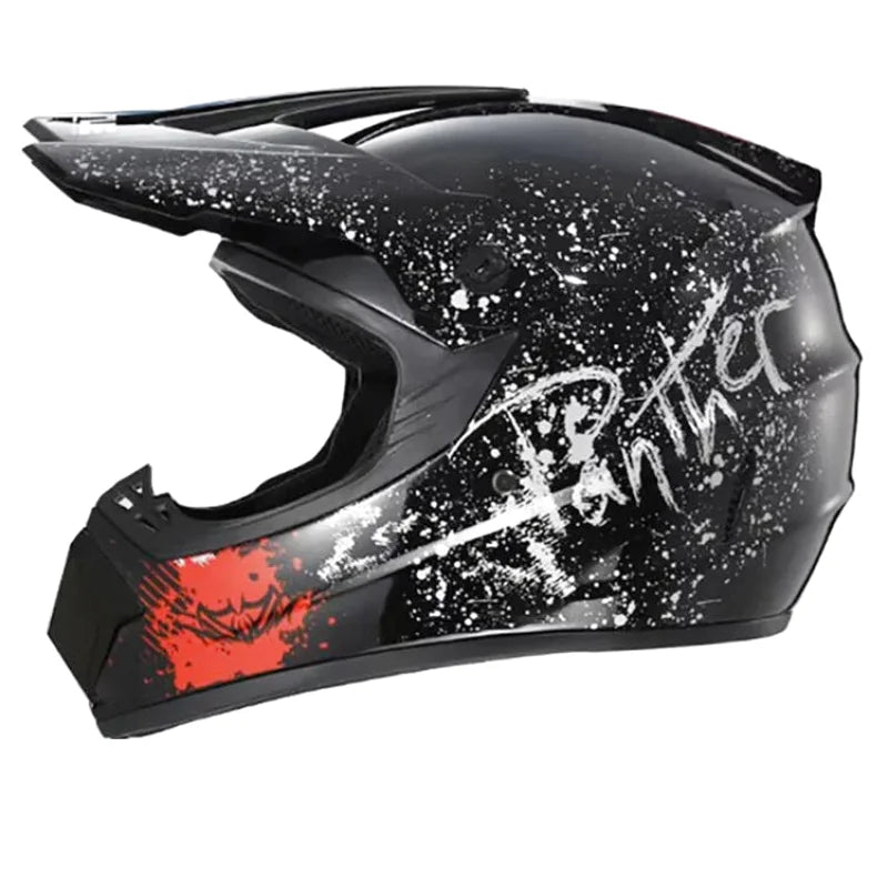 Casque Moto Cross Enfant - Skavel I Noir - Skavel