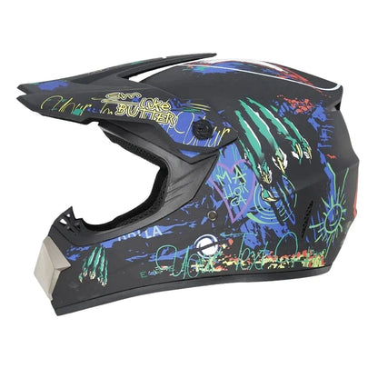 Casque Moto Cross Enfant - Skavel I Noir - Skavel