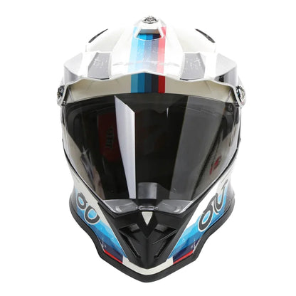 Casque Moto Cross - GHB I Blanc - Skavel