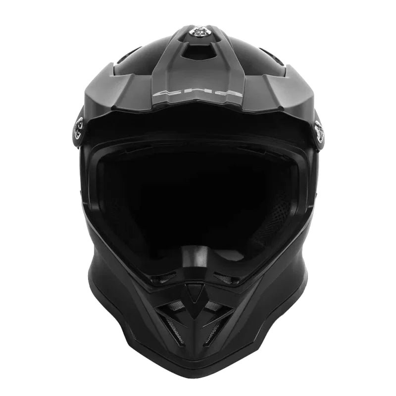Casque Moto Cross - GHB I Noir Mat - Skavel