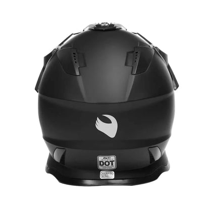 Casque Moto Cross - GHB I Noir Mat - Skavel