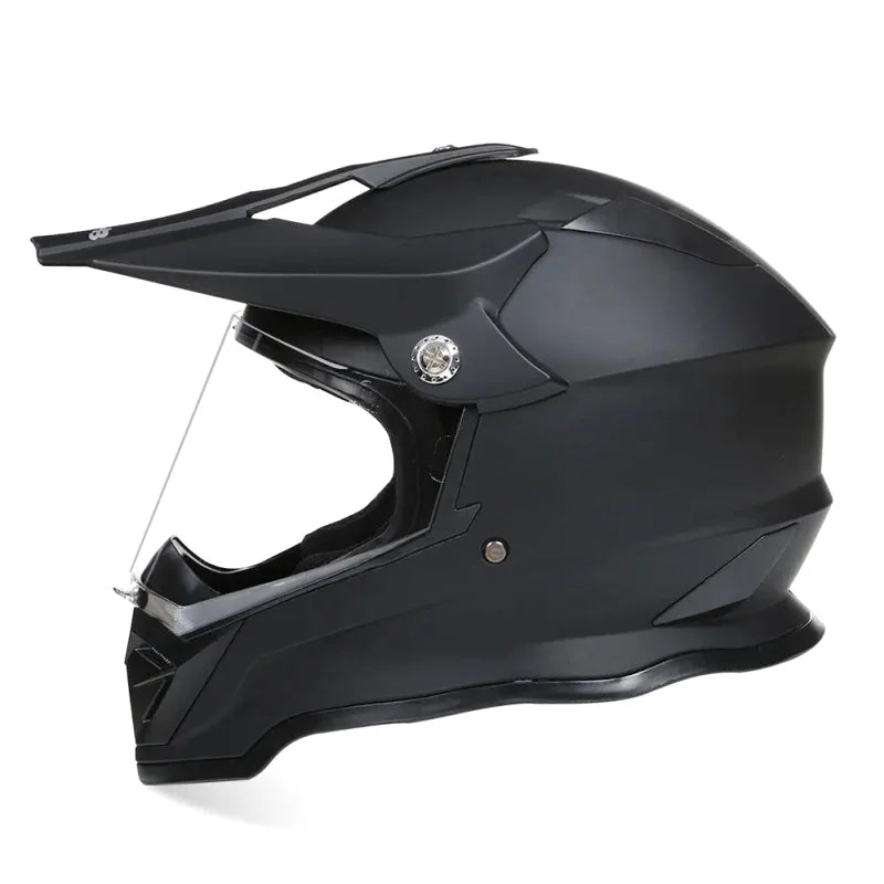 Casque Moto Cross - GHB I Noir Mat - Skavel