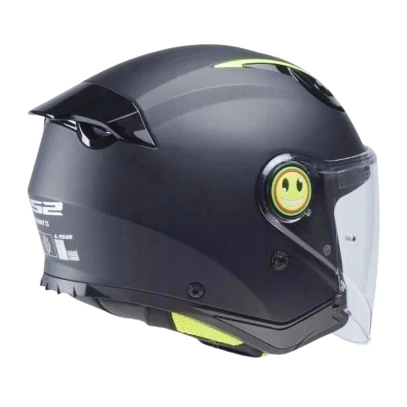 Casque Moto Enfant - LS2 I Noir Mat - Skavel