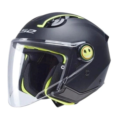 Casque Moto Enfant - LS2 I Noir Mat - Skavel