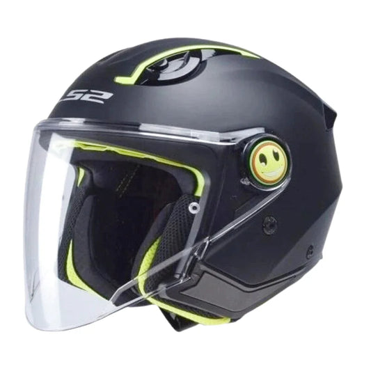 Casque Moto Enfant - LS2 I Noir Mat - Skavel