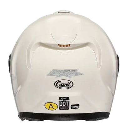 Casque Moto Femme - Cyril I Beige - Skavel