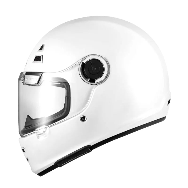 Casque Moto Femme - MT Helmets I Blanc - Skavel