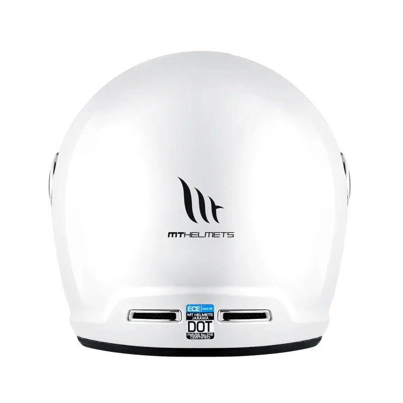 Casque Moto Femme - MT Helmets I Blanc - Skavel