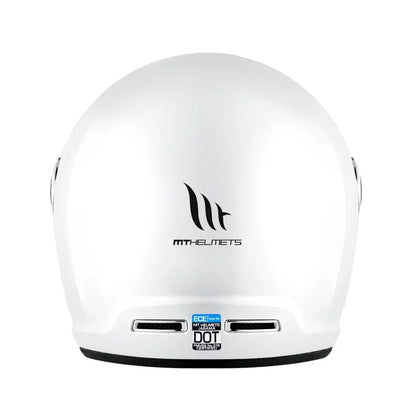 Casque Moto Femme - MT Helmets I Blanc - Skavel