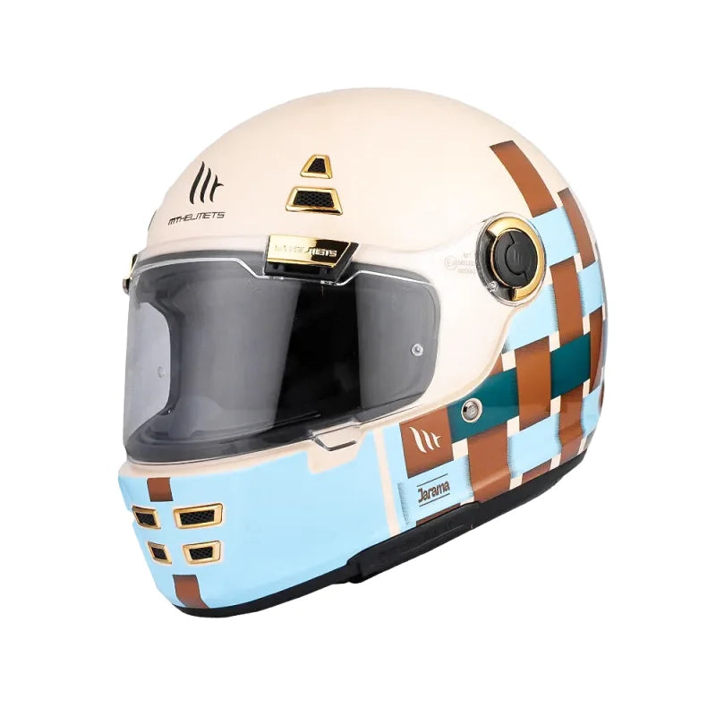 Casque Moto Femme - MT Helmets I Multicouleur - Skavel