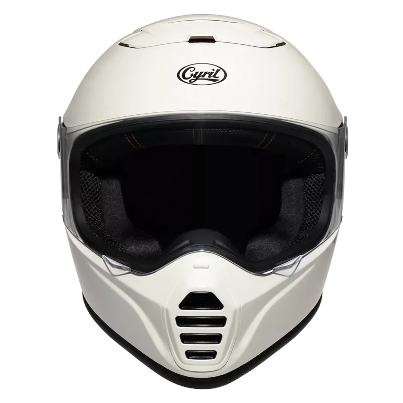 Casque Moto Intégral - Cyril I Beige - Skavel