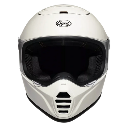 Casque Moto Intégral - Cyril I Beige - Skavel