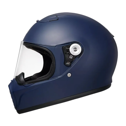Casque Moto Intégral - Cyril I Bleu Mat - Skavel