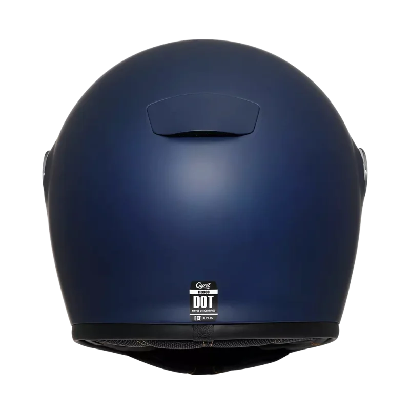 Casque Moto Intégral - Cyril I Bleu Mat - Skavel