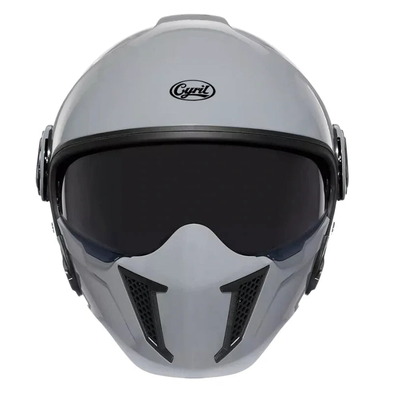 Casque Moto Intégral - Cyril I Gris - Skavel