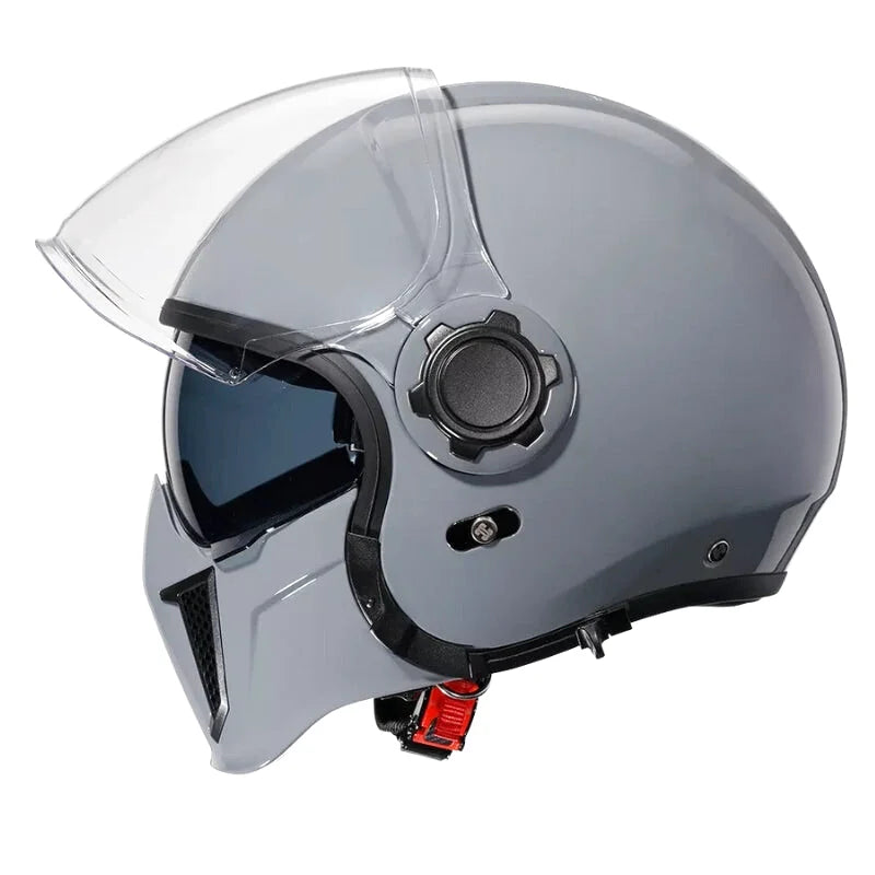 Casque Moto Intégral - Cyril I Gris - Skavel