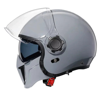 Casque Moto Intégral - Cyril I Gris - Skavel