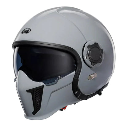 Casque Moto Intégral - Cyril I Gris - Skavel