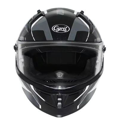 Casque Moto Intégral - Cyril I Noir/Gris - Skavel