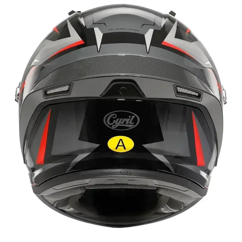 Casque Moto Intégral - Cyril I Noir/Gris - Skavel