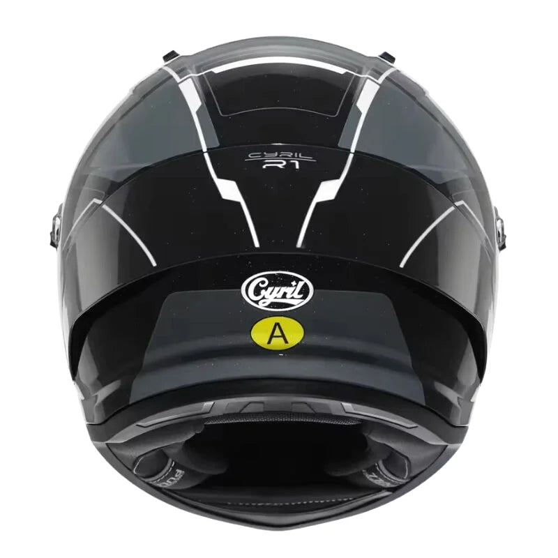 Casque Moto Intégral - Cyril I Noir/Gris - Skavel