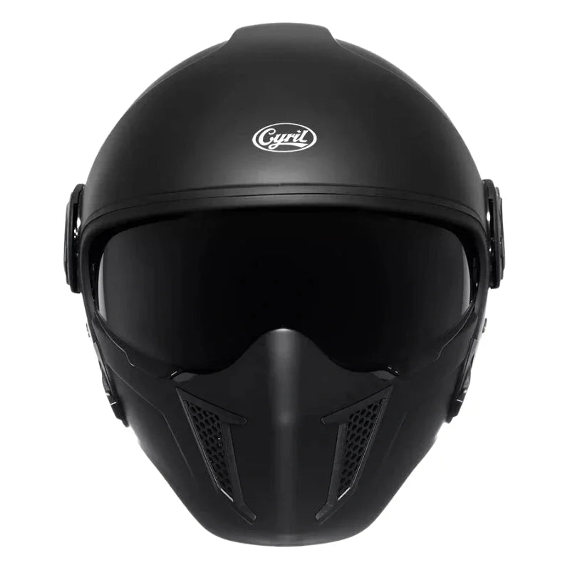 Casque Moto Intégral - Cyril I Noir Mat - Skavel