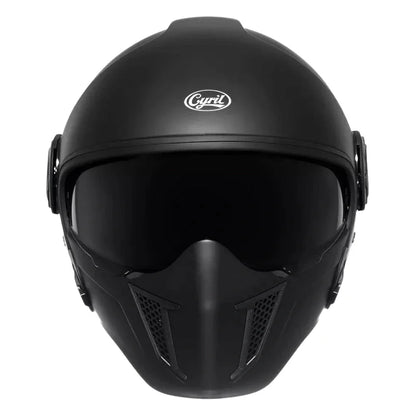 Casque Moto Intégral - Cyril I Noir Mat - Skavel