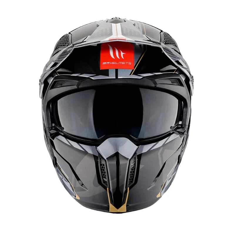 Casque Moto Intégral - MT Helmets I Gris - Skavel