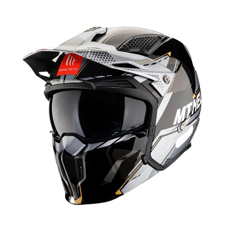 Casque Moto Intégral - MT Helmets I Gris - Skavel