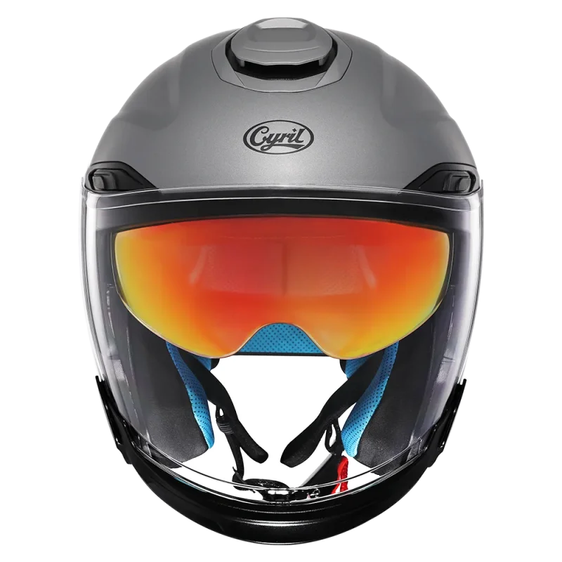 Casque Moto Jet - Cyril I Gris - Skavel