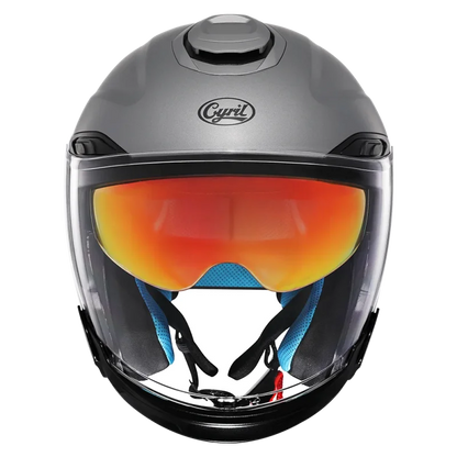 Casque Moto Jet - Cyril I Gris - Skavel