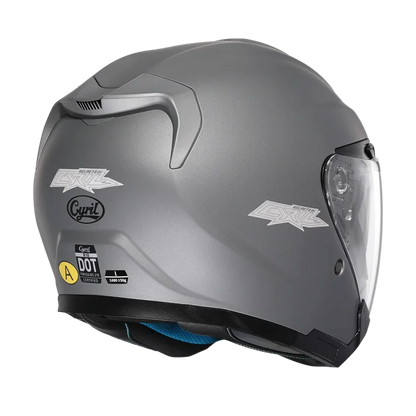 Casque Moto Jet - Cyril I Gris - Skavel
