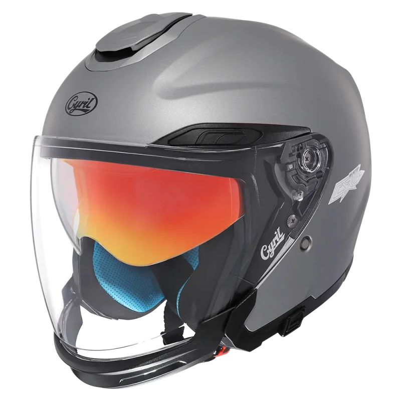 Casque Moto Jet - Cyril I Gris - Skavel