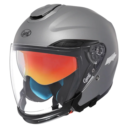 Casque Moto Jet - Cyril I Gris - Skavel