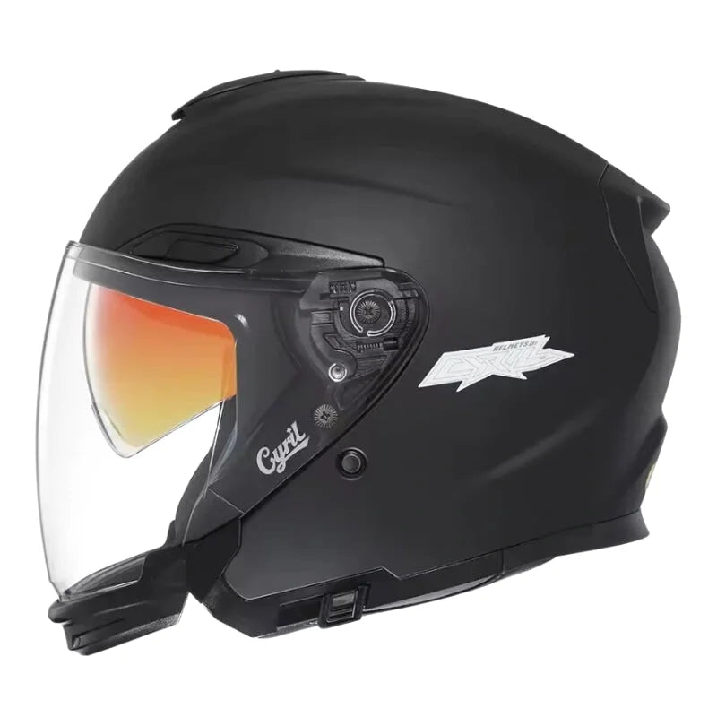 Casque Moto Jet - Cyril I Noir - Skavel