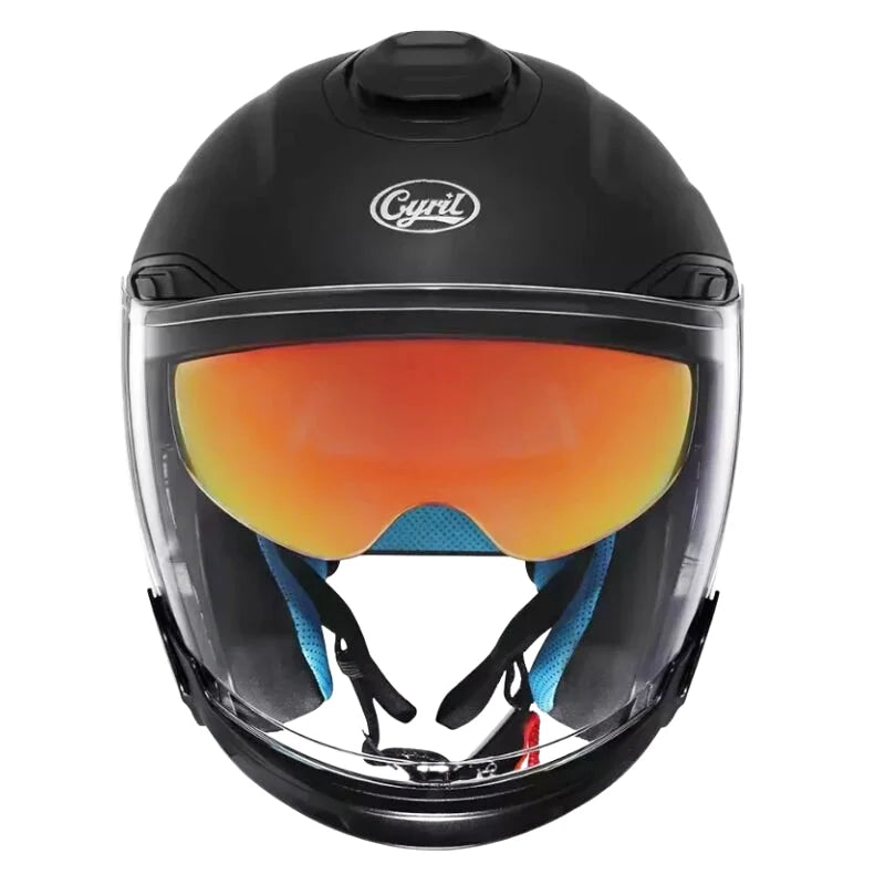 Casque Moto Jet - Cyril I Noir - Skavel