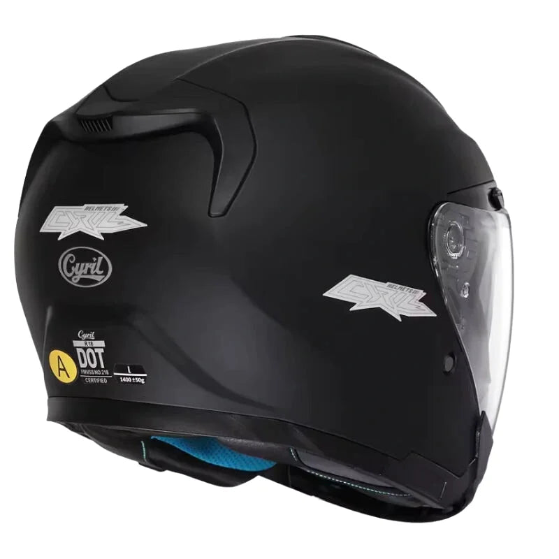 Casque Moto Jet - Cyril I Noir - Skavel