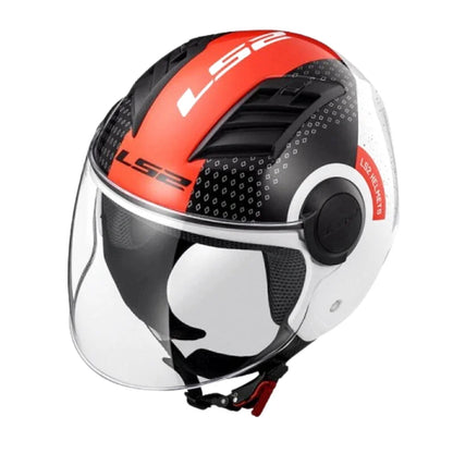 Casque Moto Jet - LS2 I Blanc - Skavel