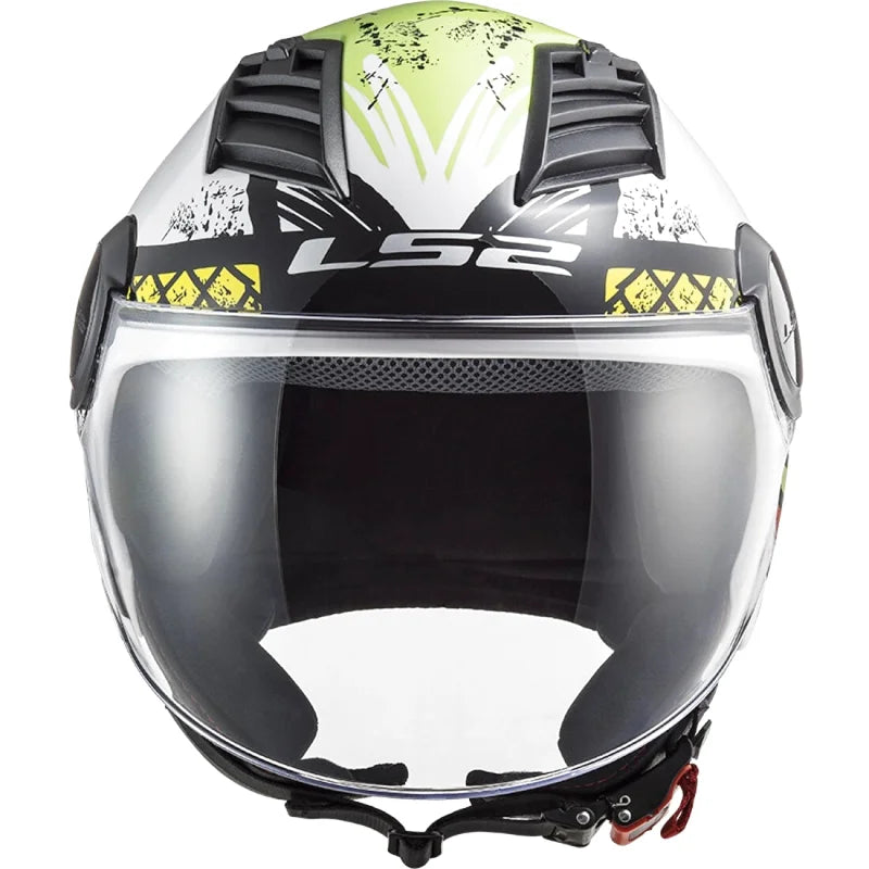 Casque Moto Jet - LS2 I Blanc - Skavel