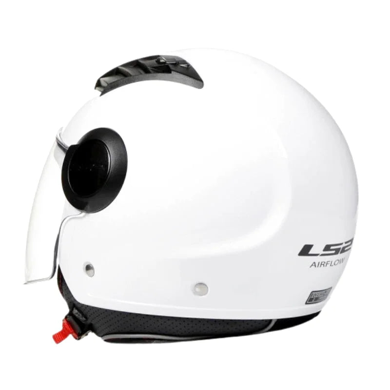 Casque Moto Jet - LS2 I Blanc - Skavel