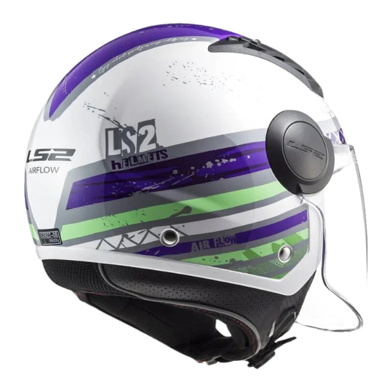 Casque Moto Jet - LS2 I Blanc - Skavel