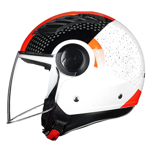 Casque Moto Jet - LS2 I Blanc - Skavel