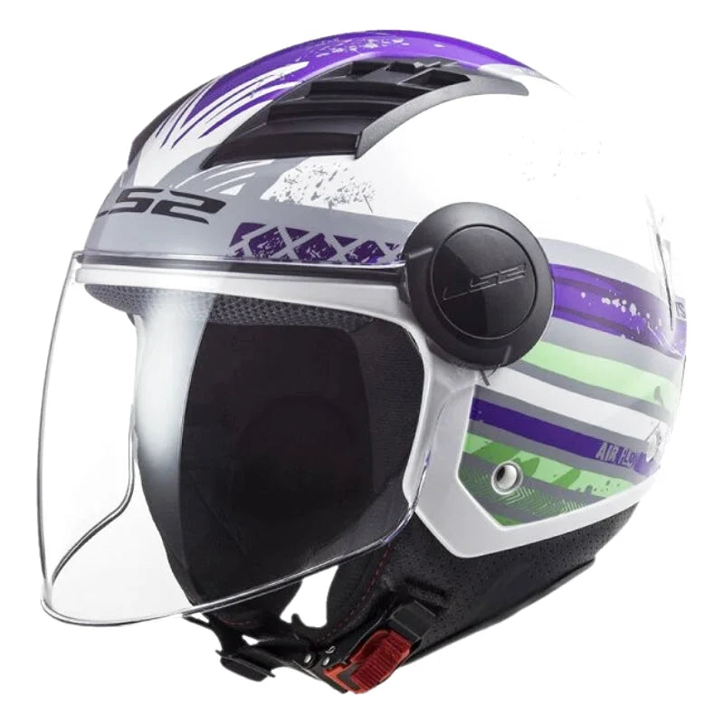 Casque Moto Jet - LS2 I Blanc - Skavel